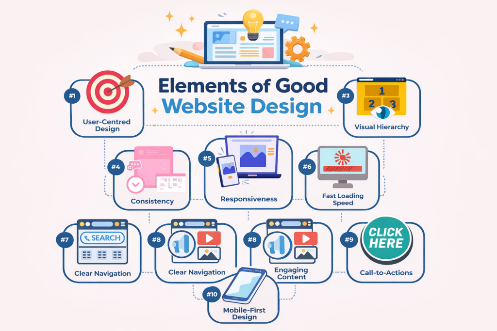 good website design infographic